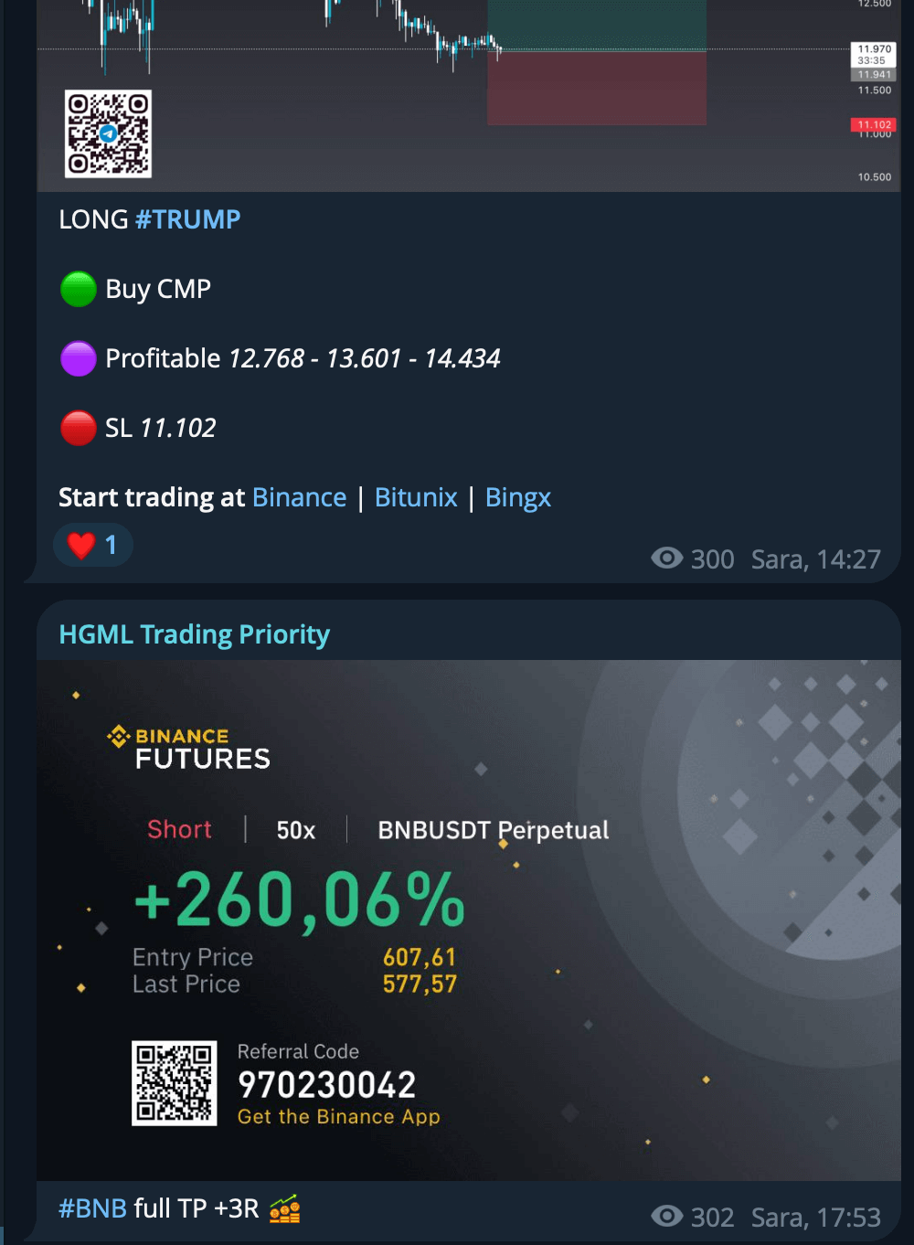TRUMP Token Signal